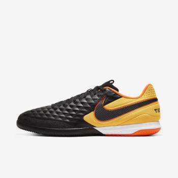 Nike React Tiempo Legend 8 Pro IC - Férfi Focicipő - Fekete/Narancssárga/Fekete